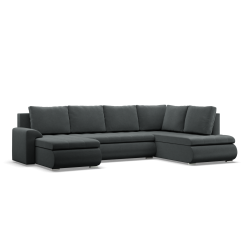 FORESTA ULO Kronos Corner Sofa, Side - RIGHT, Color - DARK GRAY