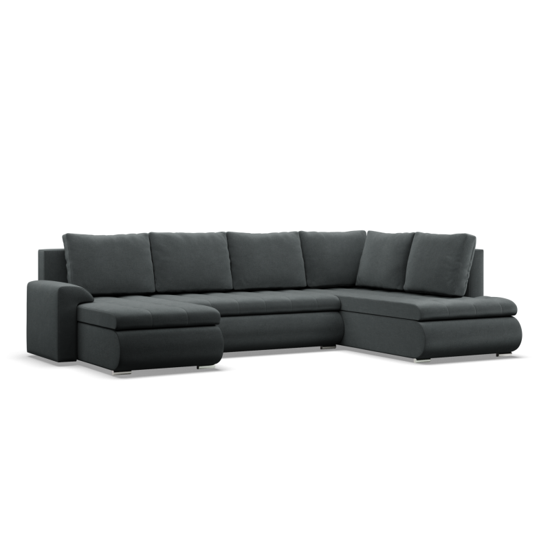 FORESTA ULO Kronos Corner Sofa, Side - RIGHT, Color - DARK GRAY
