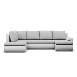 FORESTA ULO Corner Sofa, Side - LEFT, Color - GRAY + WHITE