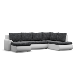 FORESTA ULO Corner Sofa, Side - RIGHT, Color - ASH + WHITE