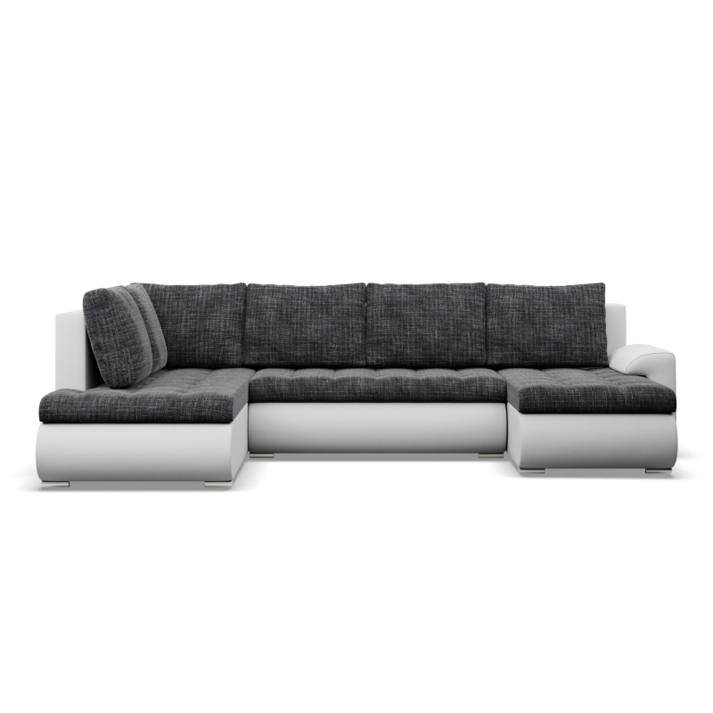 FORESTA ULO Corner Sofa, Side - LEFT, Color - GRAY + WHITE