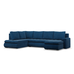 FORESTA ULO Corner Sofa, Side - LEFT, Color - NAVY BLUE