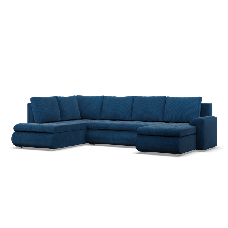 Ecksofa FORESTA ULO Poso, Seite - LINKS, Farbe - MARINEBLAU