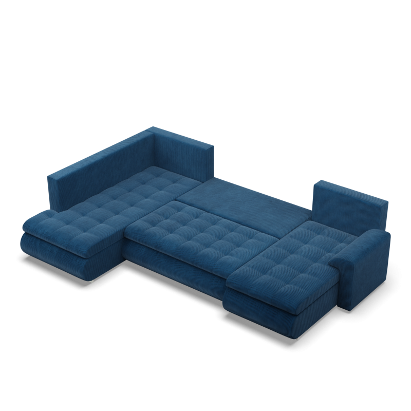 FORESTA ULO Corner Sofa, Side - LEFT, Color - NAVY BLUE