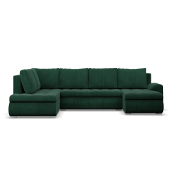 Ecksofa FORESTA ULO Poso, Seite - LINKS, Farbe - FLASCHENGRÜN