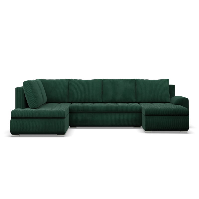 FORESTA ULO Poso Corner Sofa, Side - LEFT, Color - BOTTLE GREEN