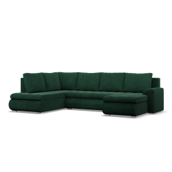 FORESTA ULO Poso Corner Sofa, Side - LEFT, Color - BOTTLE GREEN