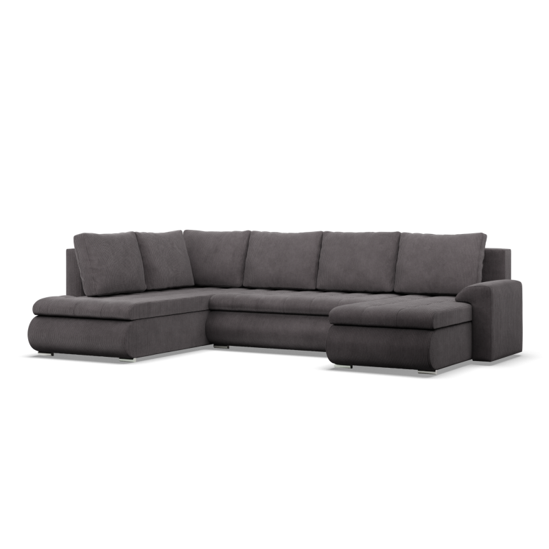 Narożnik FORESTA ULO Poso , Strona - LEWA, Kolor - CIEMNY SZARY