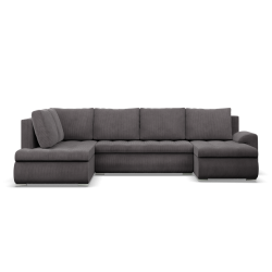 Ecksofa FORESTA ULO Poso, Seite - LINKS, Farbe - DUNKELGRAU