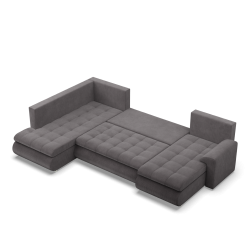 FORESTA ULO Poso Corner Sofa, Side - LEFT, Color - DARK GRAY