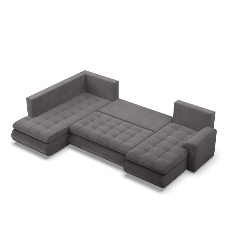 FORESTA ULO Poso Corner Sofa, Side - LEFT, Color - DARK GRAY