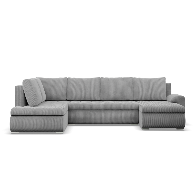 Ecksofa FORESTA ULO Poso, Seite - LINKS, Farbe - HELLGRAU