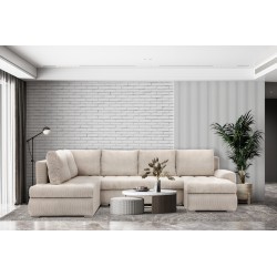 FORESTA ULO Poso Corner Sofa, Side - LEFT, Color - BEIGE