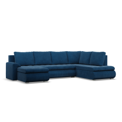 FORESTA ULO Corner Sofa, Side - RIGHT, Color - NAVY BLUE