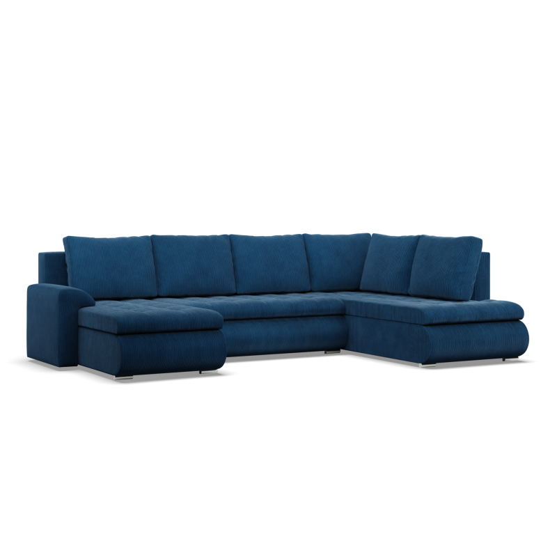 FORESTA ULO Corner Sofa, Side - RIGHT, Color - NAVY BLUE