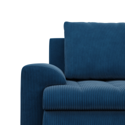 FORESTA ULO Corner Sofa, Side - RIGHT, Color - NAVY BLUE