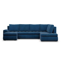 Ecksofa FORESTA ULO Poso, Seite - RECHTS, Farbe - MARINEBLAU