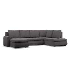 FORESTA ULO Corner Sofa, Side - RIGHT, Color - DARK GRAY