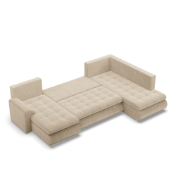 Ecksofa FORESTA ULO Poso, Seite - RECHTS, Farbe - BEIGE