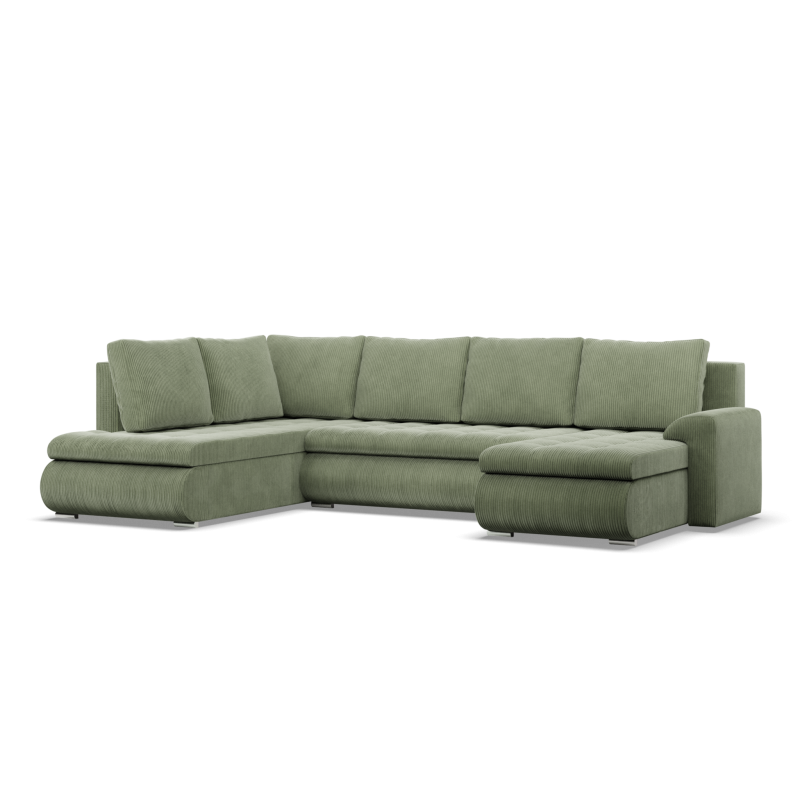 FORESTA ULO Poso Corner Sofa, Side - LEFT, Color - LIGHT GREEN
