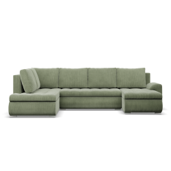 Ecksofa FORESTA ULO Poso, Seite - LINKS, Farbe - HELLGRÜN