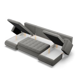 Narożnik FORESTA ULL Kronos , Kolor - JASNY SZARY
