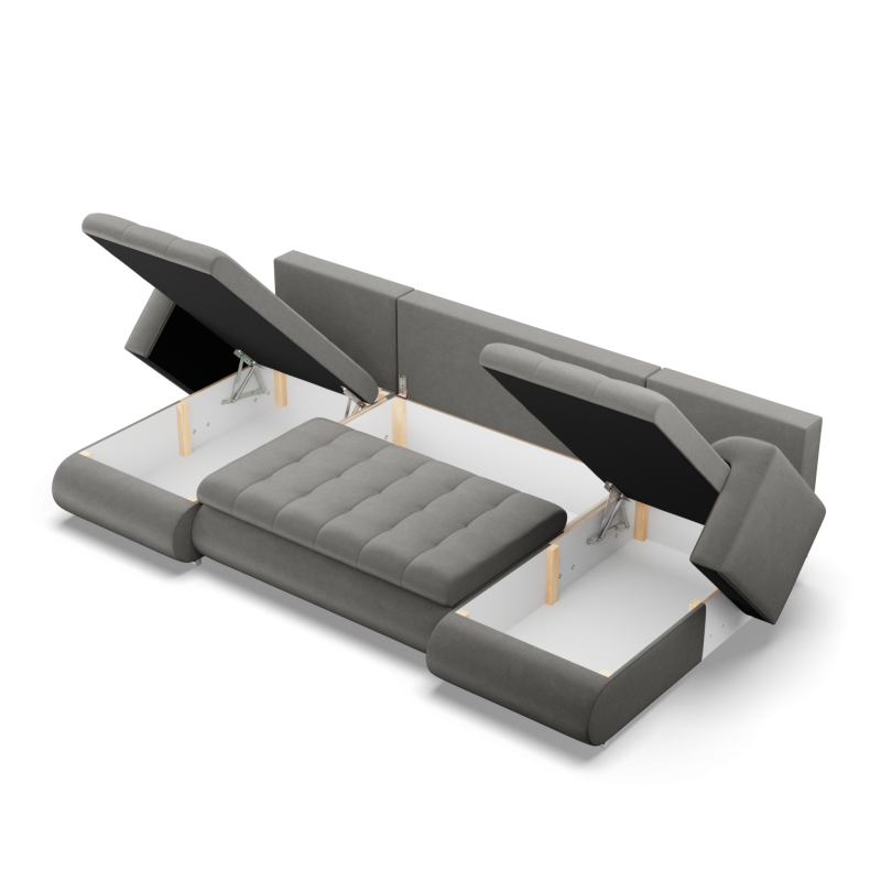 FORESTA ULL Kronos Corner Sofa, Color - LIGHT GRAY