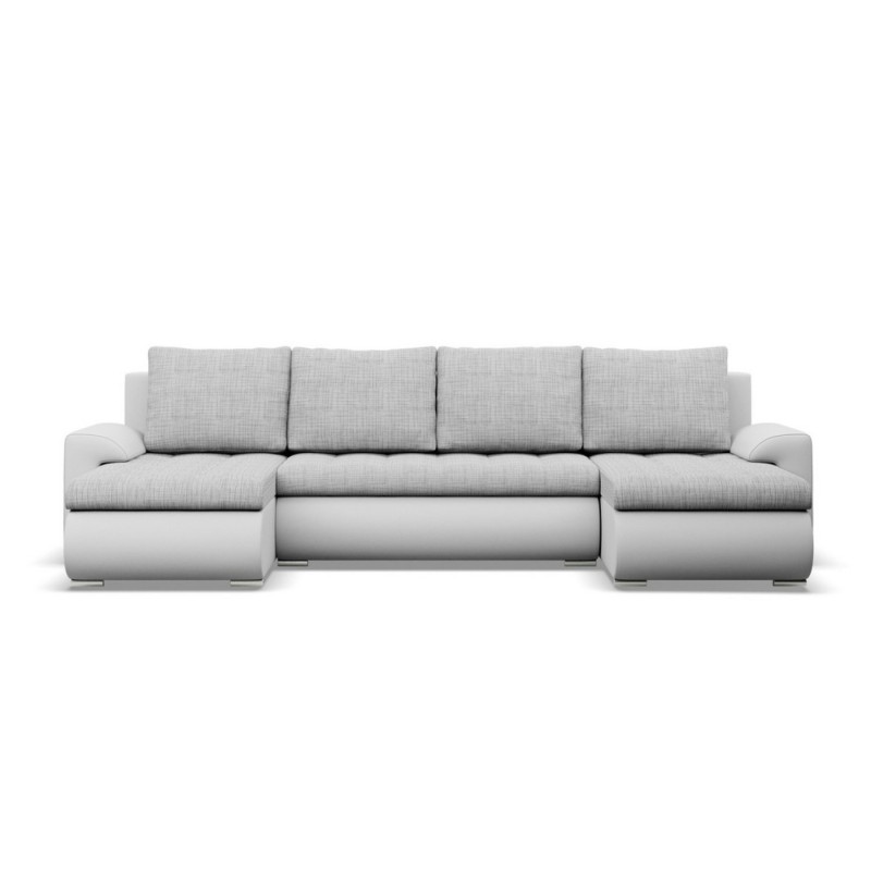 FORESTA ULL Corner Sofa, Color - GRAY + WHITE