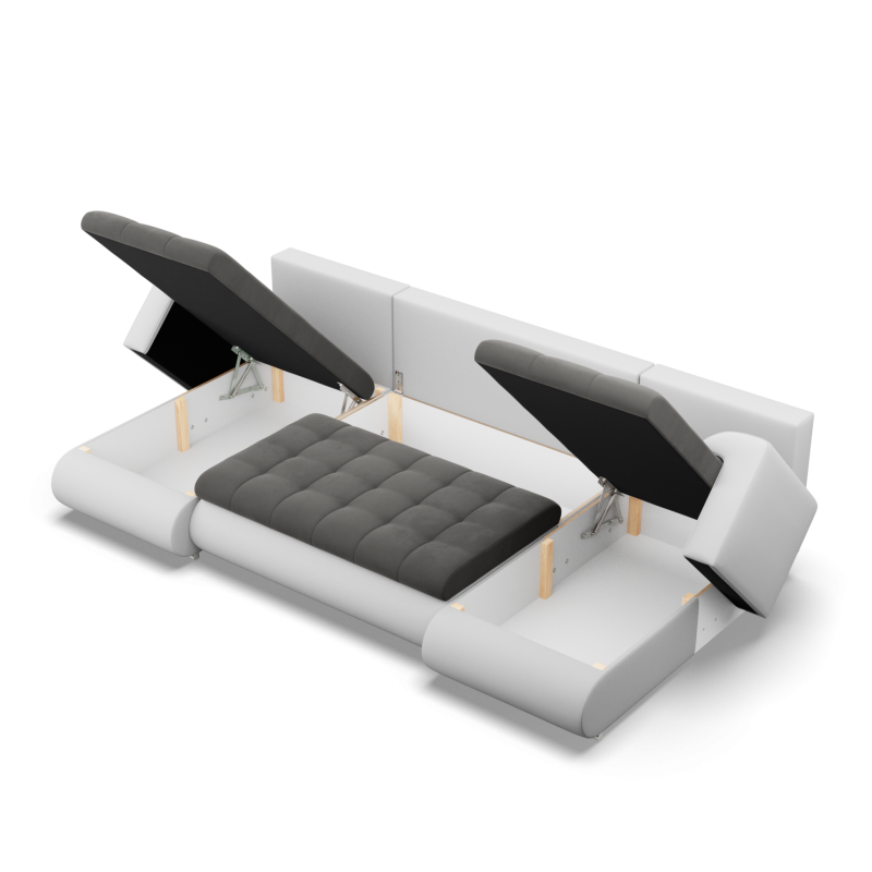 Sección FORESTA ULL, Color - GRIS OSCURO + BLANCO