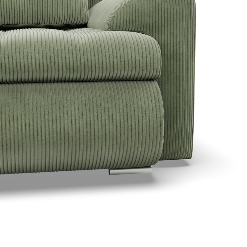 Ecksofa FORESTA ULL Poso, Farbe - HELLGRÜN