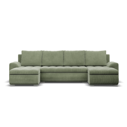 Ecksofa FORESTA ULL Poso, Farbe - HELLGRÜN