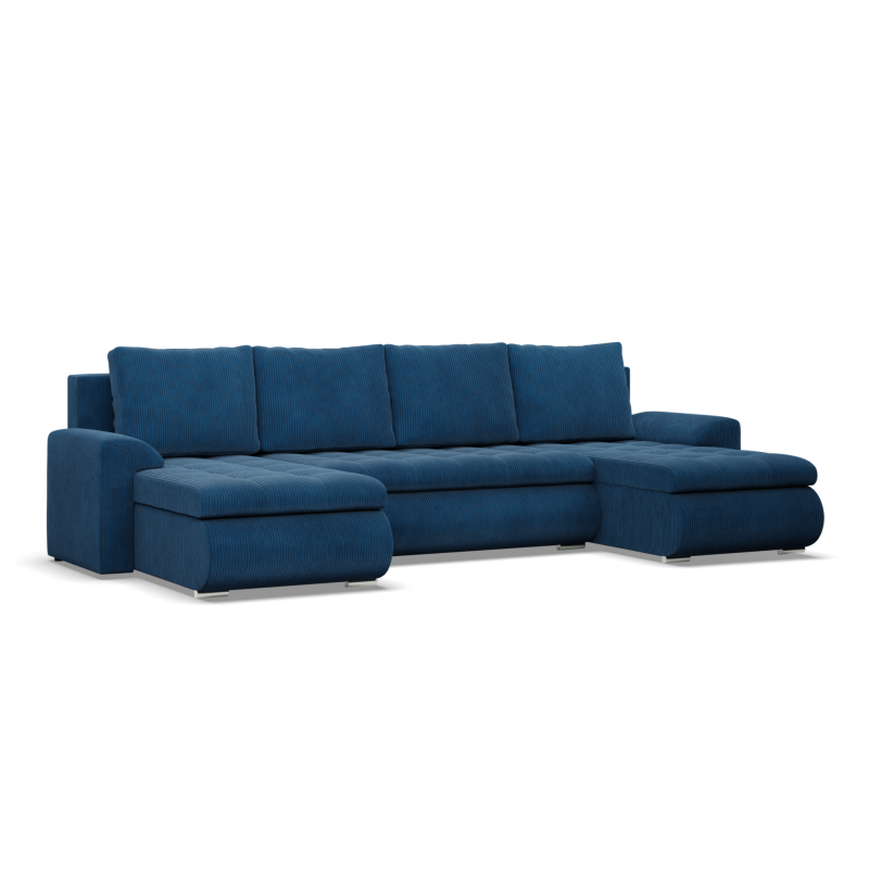 Ecksofa FORESTA ULL Poso, Farbe - BLAU