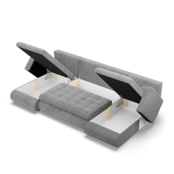 FORESTA ULL Poso Corner Sofa, Color - GRAY