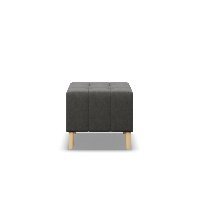 ELMA Pouf, Color - DARK GRAY, Size - 50x50