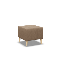 Pouf ELMA, Farbe - CAPPUCCINO, Größe - 50x50
