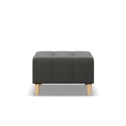 Pouf ELMA, Farbe - DUNKELGRAU, Größe - 70x70