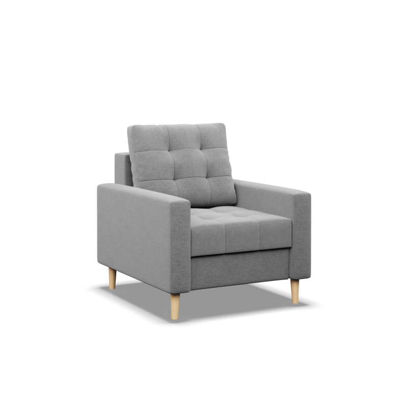 ELMA Armchair, Filling - Foam, Color - GRAY