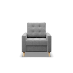 ELMA Armchair, Filling - Spring, Color - GRAY