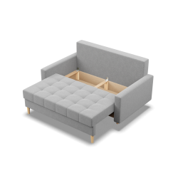 Sofa ELMA , Wypełnienie - Piankowe, Kolor - SZARY