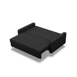 Sofa ELMA, Füllung - Schaumstoff, Farbe - SCHWARZ