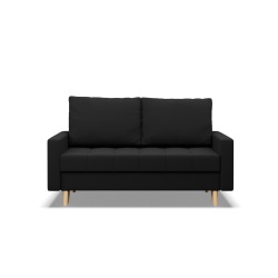 Sofa ELMA , Wypełnienie - Piankowe, Kolor - CZARNY