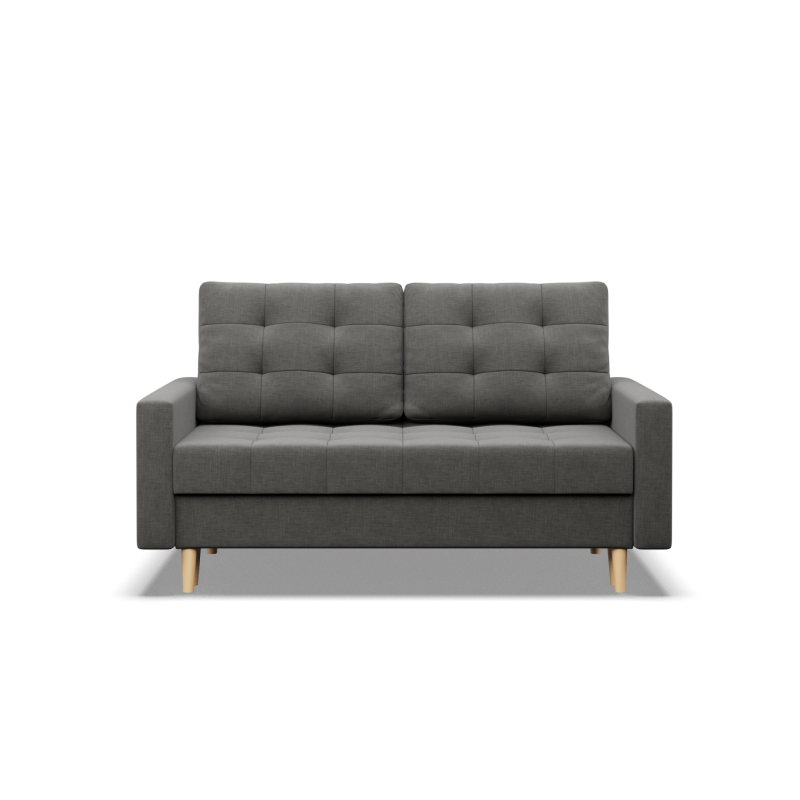 Sofa ELMA, Füllung - Schaumstoff, Farbe - DUNKELGRAU