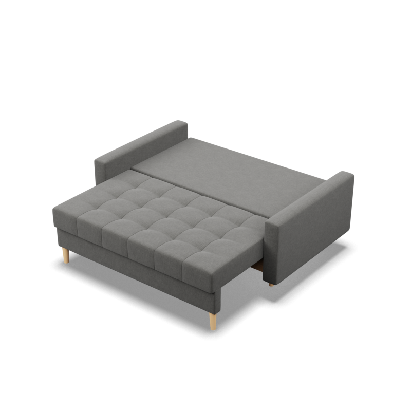 Sofa ELMA, Füllung - Schaumstoff, Farbe - DUNKELGRAU