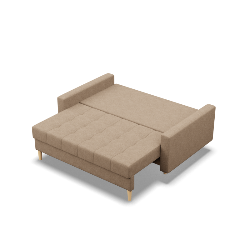 Sofa ELMA , Wypełnienie - Piankowe, Kolor - CAPPUCCINO