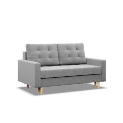 Sofa ELMA , Wypełnienie - Sprężynowe, Kolor - SZARY