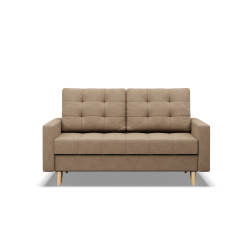 Sofa ELMA, Füllung - Federkern, Farbe - CAPPUCCINO