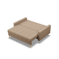 Sofa ELMA, Filling - Spring, Color - CAPPUCCINO