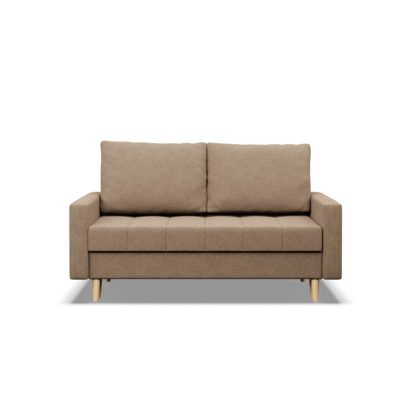 Sofa ELMA , Wypełnienie - Sprężynowe, Kolor - CAPPUCCINO