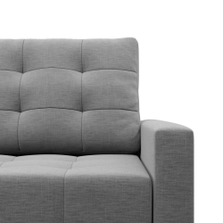 ELMA LL Corner Sofa, Filling - Spring, Color - GRAY