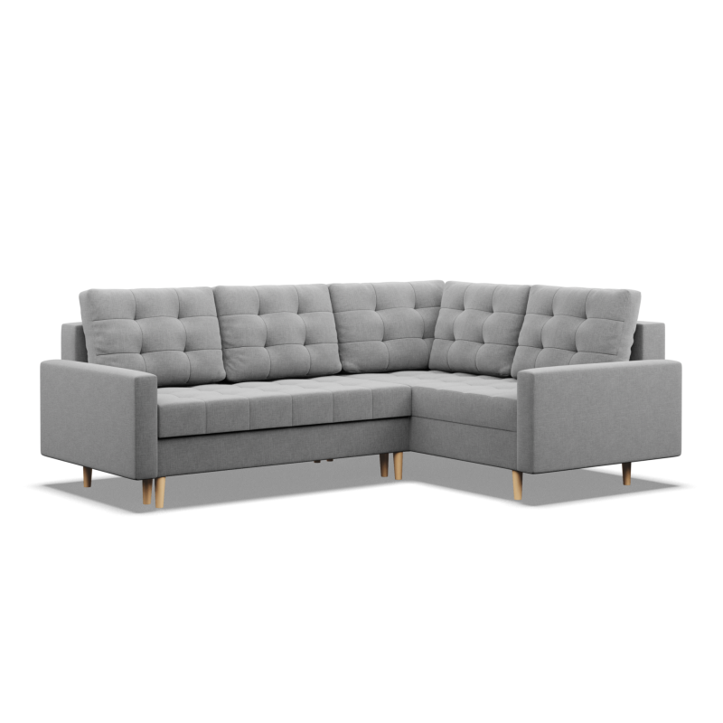 ELMA LO Corner Sofa, Filling - Foam, Side - RIGHT, Color - GRAY